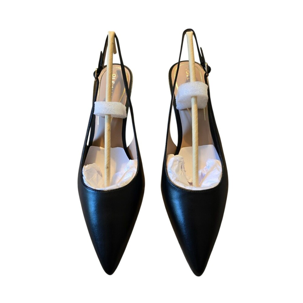 Cole Haan Black Leather Slingback Pump Size 9.5